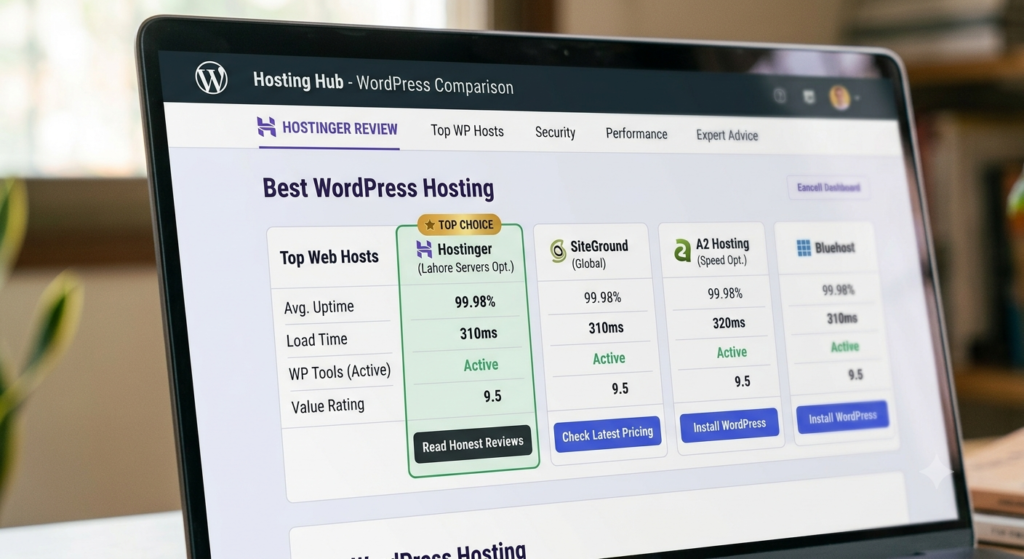 Web Hosting, Best WordPress Hosting, or Hostinger Review, 