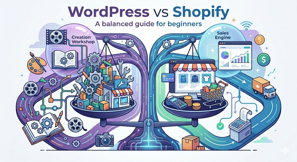 WordPress vs Shopify for First Online Store 2