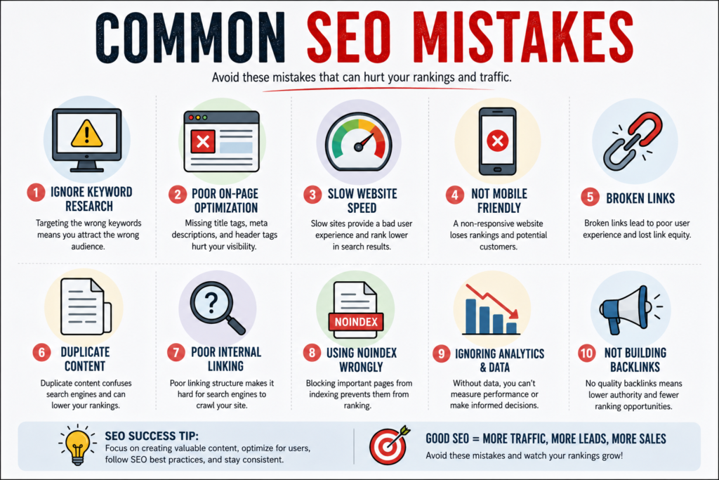 Comparison of a poorly optimized website versus a professionally optimized SEO website.