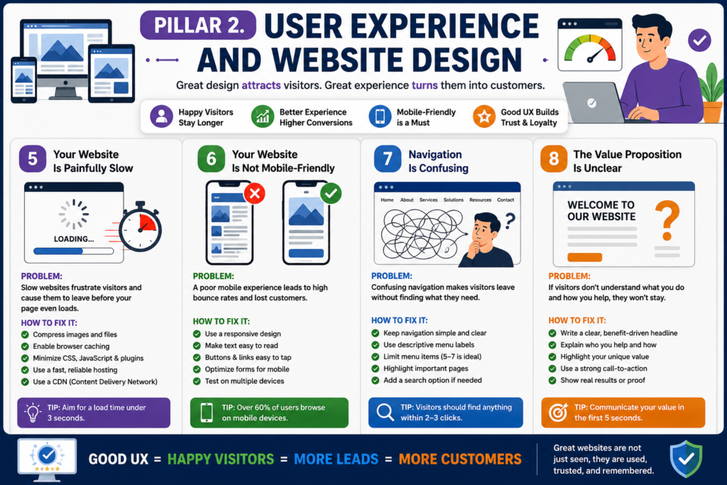 Pillar 2. User Experience and Website Design
